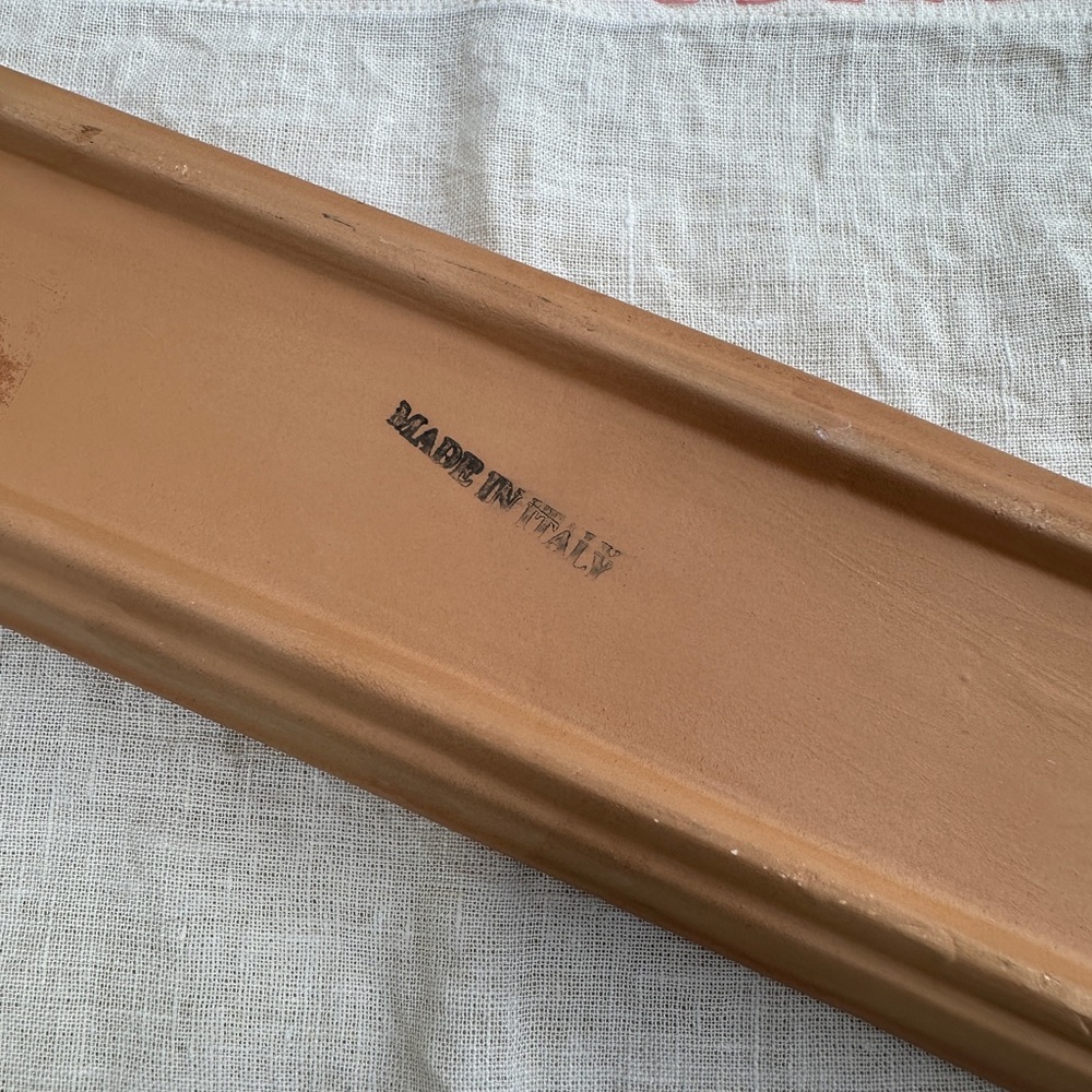 Rustic Glazed Terra cotta Olive Dish Made in Italy - Picture 7 of 8